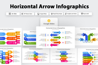 Horizontal Arrow Infographics Google Slide Template